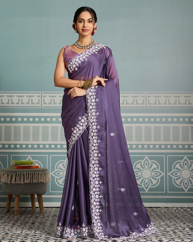 Kiara Chitra 2 Rangoli Silk Sequance Embroidery Saree For Women