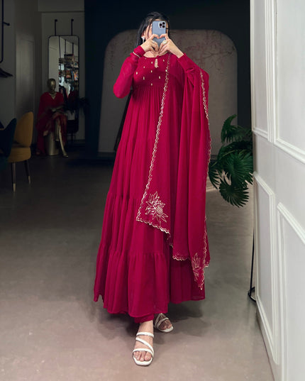 WMN 5001 Rani Marbel Anarkali Readymade Suit Collection