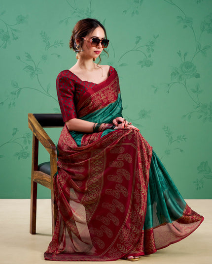 WMN 7103 Rangoli Silk Printed Saree Collection
