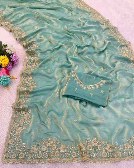 Kusum 818 Fandy Satin Designer Party Wear Saree For Women