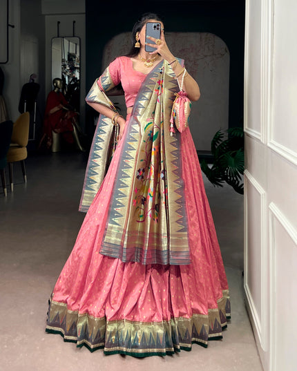 WMN 2031 Silk Paithani Zari Weaving Lehenga Choli 2026