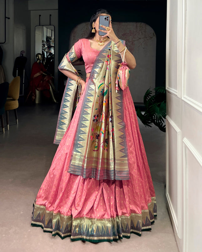 WMN 2031 Silk Paithani Zari Weaving Lehenga Choli 2026