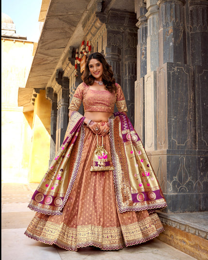 WMN 2032 Organza Zari Weaving Lehenga Choli Collection 2026