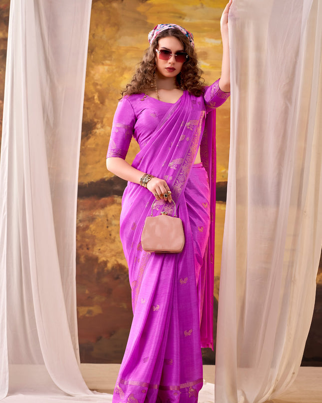 WMN 7913 Crepe Weaving Party Wera Saree Collection