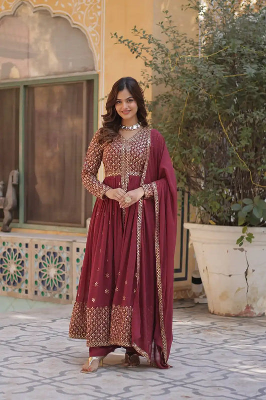 Moni 1149 Georgette Kurti Pant With Dupatta Collection