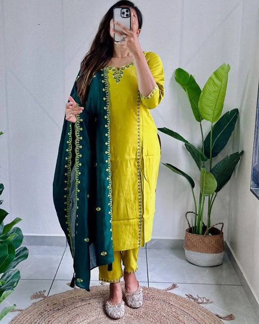 KR 359 Roman Silk 3Pcs Readymade Suit Trend