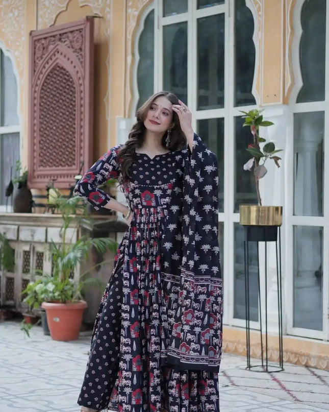 Mohini9222 New Cotton Premium Readymade Dress