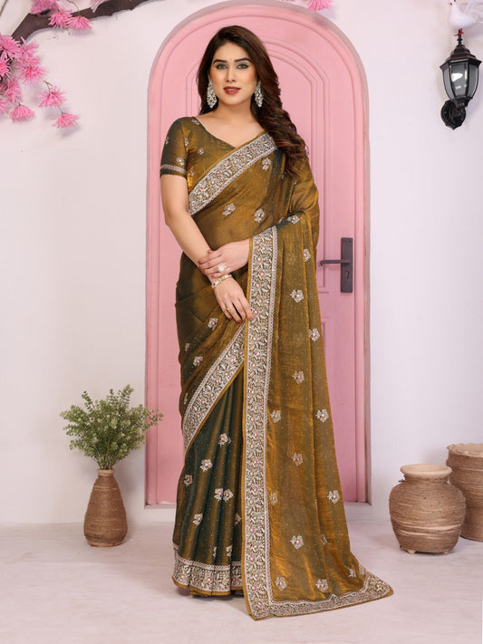 Kiara Hammers 2 Party Wear Soft Chiffon Silk Saree Collection