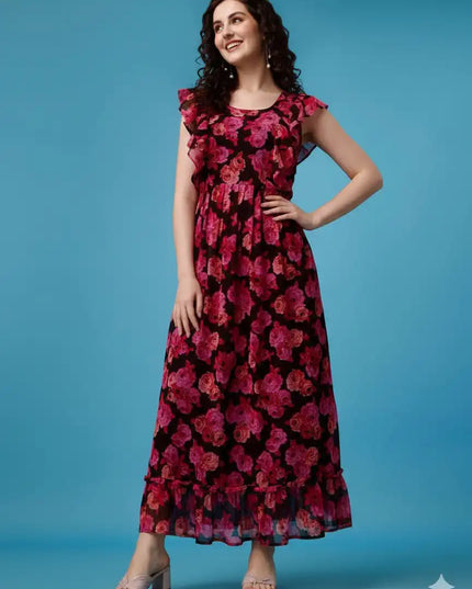 Shiv Vol 99 Floral Georgette Printed Long Kurti Collection