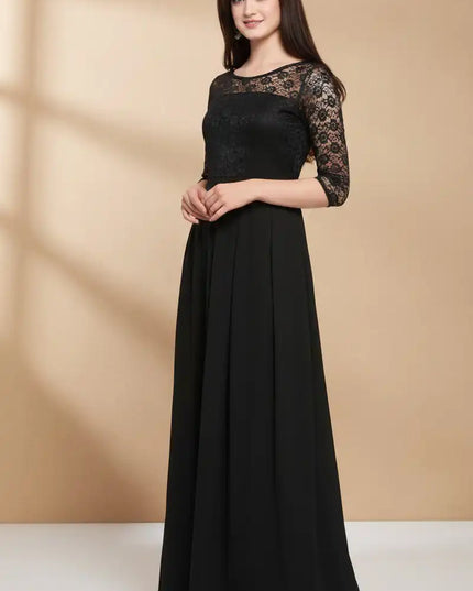 Shiv Vol 103 Georgette Black Color Gown