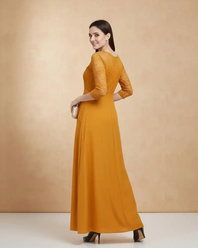 Shiv Vol 105 Georgette Gown Haldi Collection