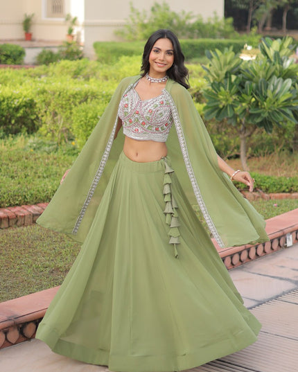Mohini 7152 Faux Georgette Party Wear Lehenga For Women