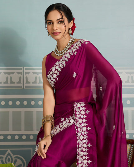 Kiara Chitra 2 Rangoli Silk Sequance Embroidery Saree