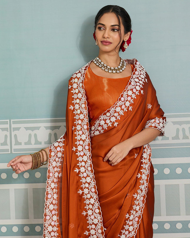 Kiara Chitra 2 Rangoli Silk Sequance Embroidery Saree Collection