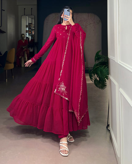 WMN 5001 Rani Marbel Anarkali Readymade Suit Collection