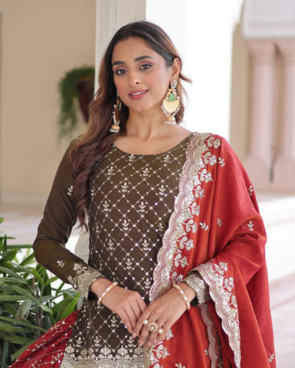 Moni 1226 Vichitra Silk Designer Eid Special Sharara Suit