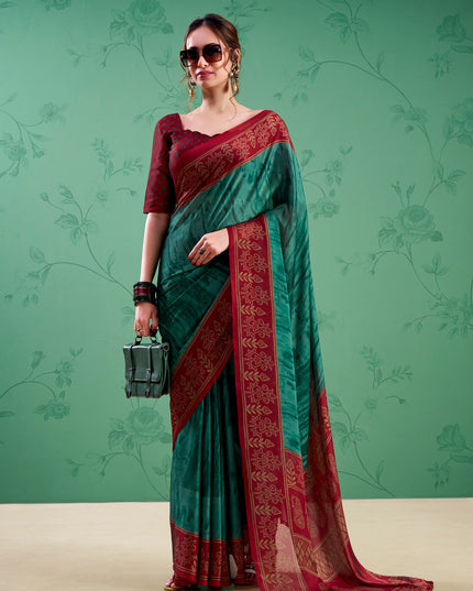 WMN 7103 Rangoli Silk Printed Saree Collection