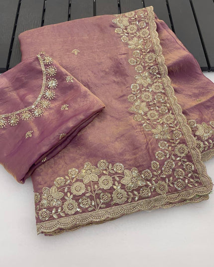 Kusum 818 Fandy Satin Designer Party Wear Saree
