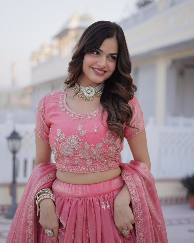 Moni 5063 Fendi Silk Heavy Work Lehenga Choli Collection