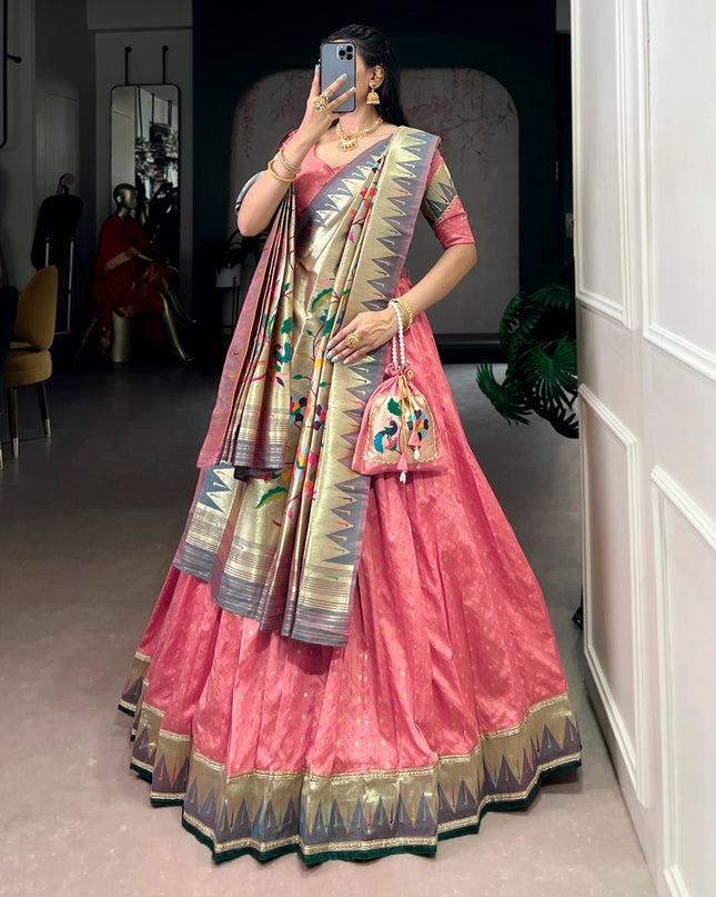 WMN 2031 Silk Paithani Zari Weaving Lehenga Choli 2026