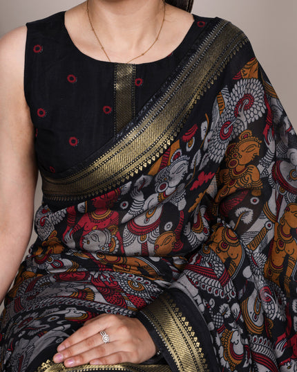 WMN 7300 Viscose Chanderi Viranshi Saree
