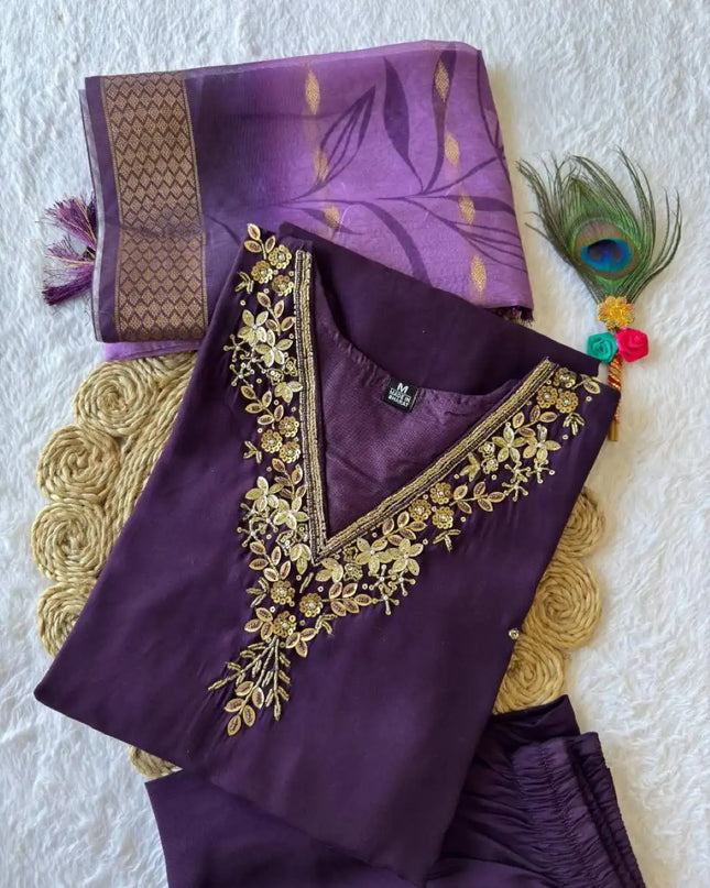 KR 365 Premium Roman Silk Readymade Dress Collection