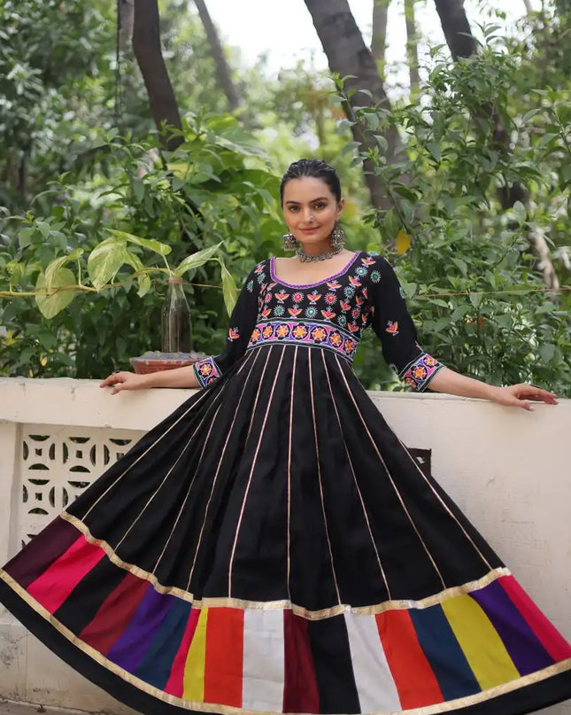 Mohini 9272 Roman Navratri Gown Long Flair Collection