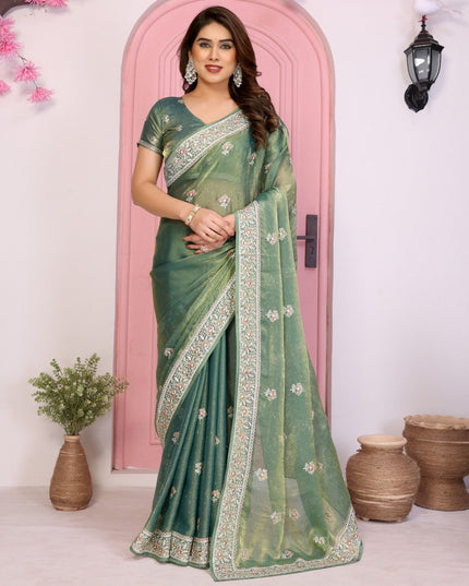 Kiara Hammers 2 Festival Soft Chiffon Silk Saree With Heavy Design