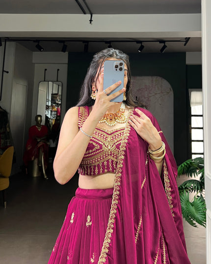 WMN 1474 Rangoli Sequins Thread Work Wedding Lehenga Choli