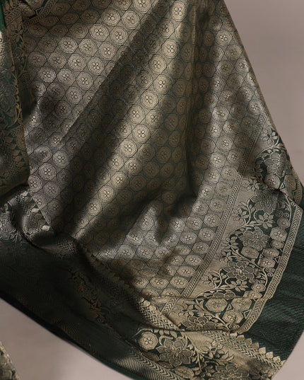 WMN 7914 Green Naylon Weaving Work Festival Saree 2026