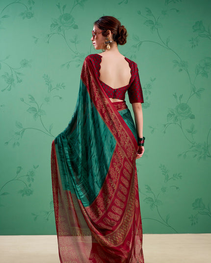 WMN 7103 Rangoli Silk Printed Saree Collection