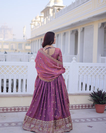 Moni 5066 Silk Sequins Zari Embroidery Lehenga Choli Collection