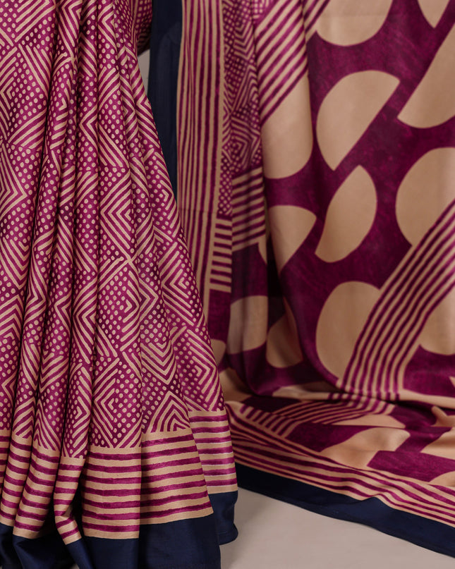 WMN 7207 Dull Satin Printed Saree Wholesale Market