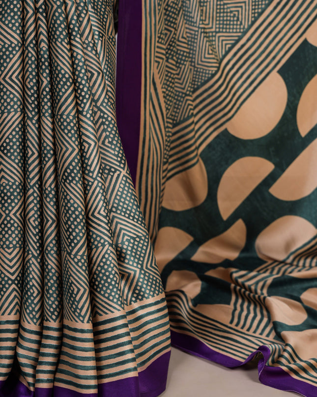 WMN 7207 Dull Satin Printed Saree Wholesale Market Surat