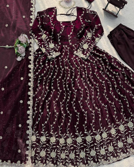 Deepika 5953 Fendy Silk Designer Festival Anarkali Suit