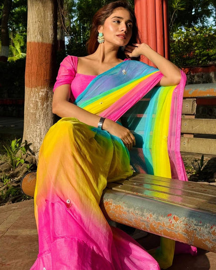WMS Georgette Handwork Padding Saree Collection 2026