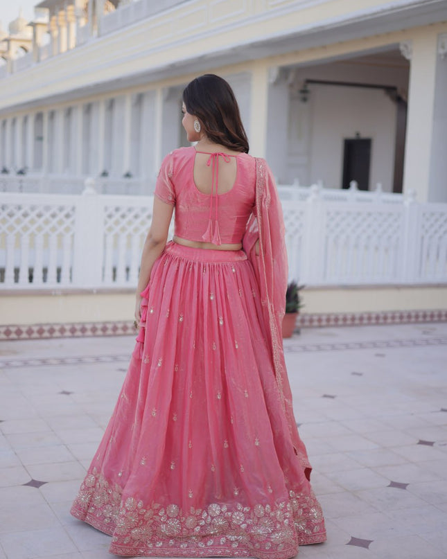Moni 5063 Fendi Silk Heavy Work Lehenga Choli Collection