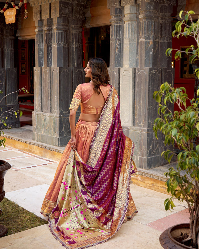 WMN 2032 Organza Zari Weaving Lehenga Choli Collection 2026
