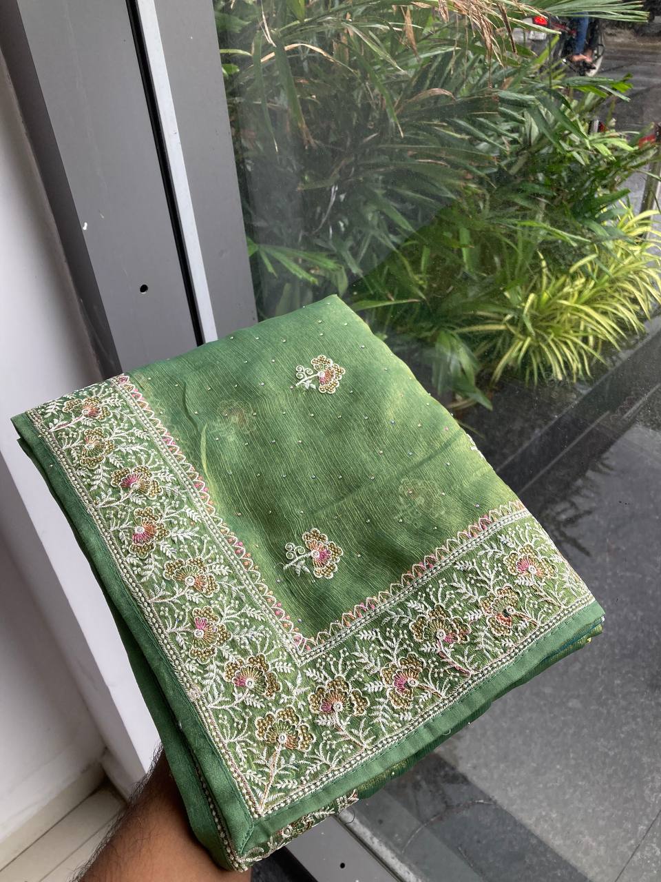 Kiara Hammers 2 Festival Soft Chiffon Silk Saree With Heavy Design