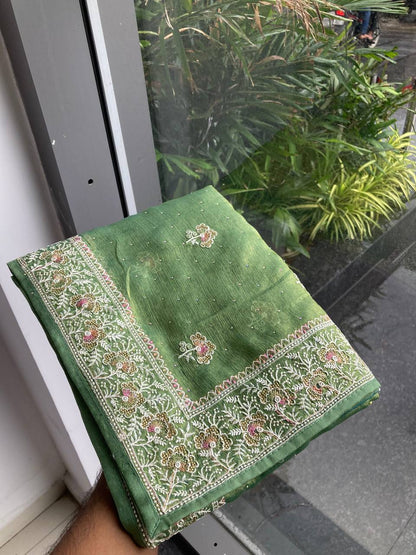 Kiara Hammers 2 Festival Soft Chiffon Silk Saree With Heavy Design