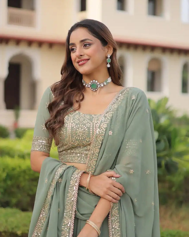 Mohini 7148 Faux Georgette Party Wear Lehenga Choli