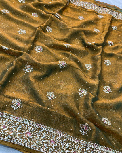 Kiara Hammers 2 Party Wear Soft Chiffon Silk Saree Collection