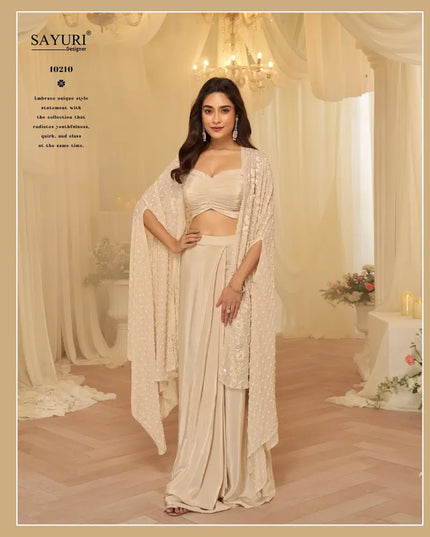 Sayuri Kanika Georgette Party Wear Indo Western Dress