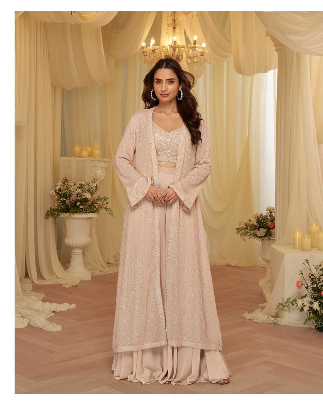 Sayuri Kanika Georgette Designer Party Wear Indo Western