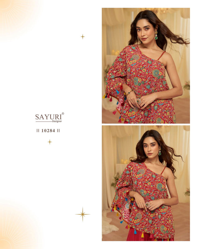 Sayuri Tamanna Viscose Designer Party Wear Indo Western