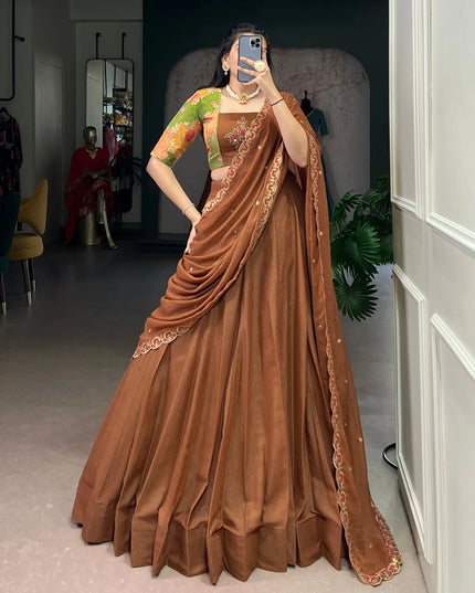 WMN 1068 Chocolate Crush Designer Lehenga Choli